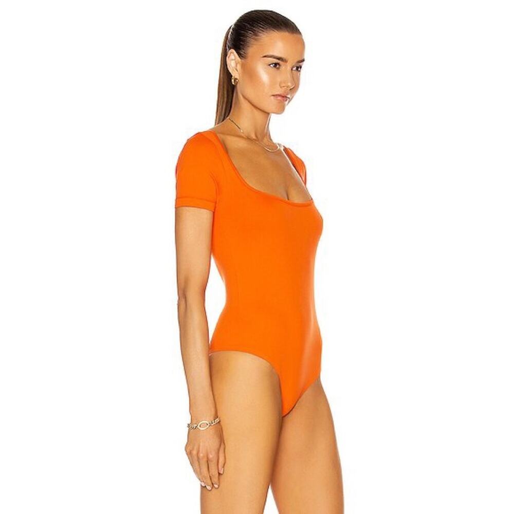 New Simon Miller Eero Bodysuit in Orange Women's Size 1X/2X